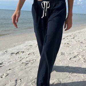 Brandy Melville Navy Flare Sweatpants